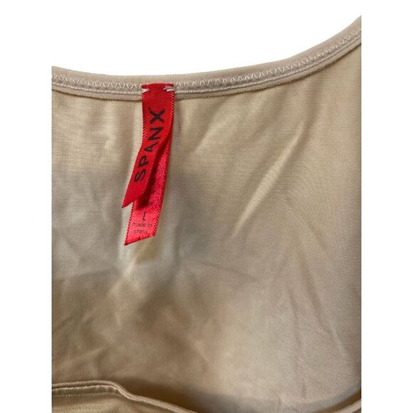 Spanx Open Crotch Bust Bodysuit Mid Thigh Slimplicity Sleek Compression Control - Picture 2 of 5